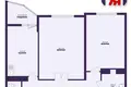 2 room apartment 71 m² Minsk, Belarus