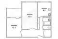 Appartement 2 chambres 54 m² Muchaviecki sielski Saviet, Bélarus