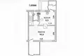 3 room apartment 56 m² Kobryn District, Belarus