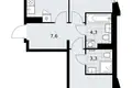 Квартира 2 комнаты 59 м² район Троицк, Россия