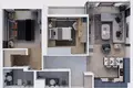 Apartamento 3 habitaciones 78 m² Cankaya, Turquía