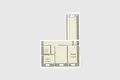 Appartement 3 chambres 54 m² Minsk, Bélarus