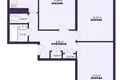 3 room apartment 66 m² Minsk, Belarus