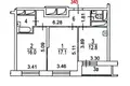 Квартира 2 комнаты 60 м² Иславское, Россия