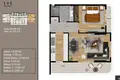 Квартира 2 комнаты 90 м² Мезитли, Турция