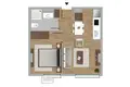 Mieszkanie 3 pokoi 91 m² Kagithane, Turcja