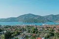 Residential complex Premium residence Nidapark Gocek with a park and swimming pools in the historic center of Fethiye, Turkey