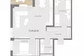 Mieszkanie 3 pokoi 78 m² Wilno, Litwa