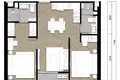 Mieszkanie 2 pokoi 56 m² Choeng Thale, Tajlandia