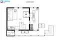 Дом 77 м² Pikeliskes, Литва