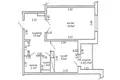 Wohnung 1 zimmer 45 m² Minsk, Belarus