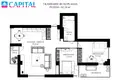 Квартира 3 комнаты 82 м² Вильнюс, Литва