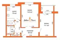 Apartamento 2 habitaciones 52 m² Minsk, Belarús