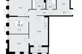 3 room apartment 78 m² Troitsk, Russia