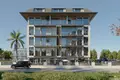 Residential complex Novyy proekt apartamentov s vidom na more i gorod Alanya