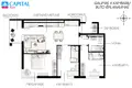 3 room apartment 76 m² Vilnius, Lithuania