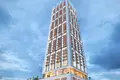 Kompleks mieszkalny New high-rise Apex Residence with swimming pools close to large shopping malls, JVC, Dubai, UAE