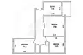 3 room apartment 63 m² Muchaviecki sielski Saviet, Belarus