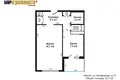 1 room apartment 33 m² Minsk, Belarus