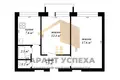 2 room apartment 49 m² carnaucycy, Belarus