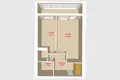 Appartement 1 chambre 42 m² Chaciezyna, Bélarus