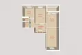 Квартира 3 комнаты 63 м² Минск, Беларусь