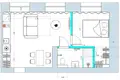Wohnung 2 zimmer 38 m² Rigaer Strand, Lettland