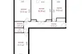Wohnung 3 zimmer 74 m² Minsk, Belarus