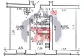 Wohnung 2 zimmer 43 m² Maladsetschna, Belarus