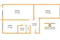 Квартира 2 комнаты 48 м² Слуцк, Беларусь