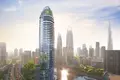 Residential complex New high-rise Altitude Residence with swimming pools on the bank of the canal, Business Bay, Dubai, UAE