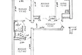3 room apartment 61 m² Minsk, Belarus