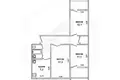 Appartement 3 chambres 63 m² Brest, Bélarus