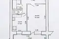 1 room apartment 35 m² Minsk, Belarus