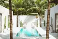 Жилой комплекс Новый меблированных комплекс вилл с бассейнами рядом с пляжем Меласти, Бали, Индонезия