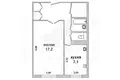 Квартира 1 комната 38 м² Брест, Беларусь