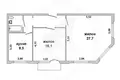 Квартира 2 комнаты 65 м² Брест, Беларусь