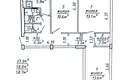 Apartamento 3 habitaciones 58 m² Vítebsk, Belarús