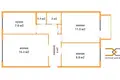 3 room apartment 54 m² Minsk, Belarus