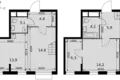 Квартира 3 комнаты 67 м² Развилка, Россия