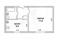 Mieszkanie 1 pokój 23 m² Brześć, Białoruś