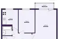 2 room apartment 39 m² Salihorsk, Belarus