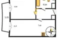 Apartamento 1 habitación 45 m² Kudrovo, Rusia