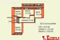 Квартира 3 комнаты 76 м² Чёнки, Беларусь