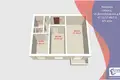 2 room apartment 47 m² Minsk, Belarus