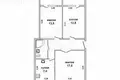 Apartamento 3 habitaciones 62 m² Lieninski, Bielorrusia