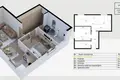Apartamento 1 habitacion 31 m² Budva, Montenegro