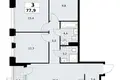 Wohnung 3 zimmer 78 m² Kommunarka, Russland