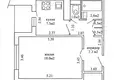 1 room apartment 38 m² Minsk, Belarus