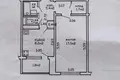 1 room apartment 38 m² Minsk, Belarus